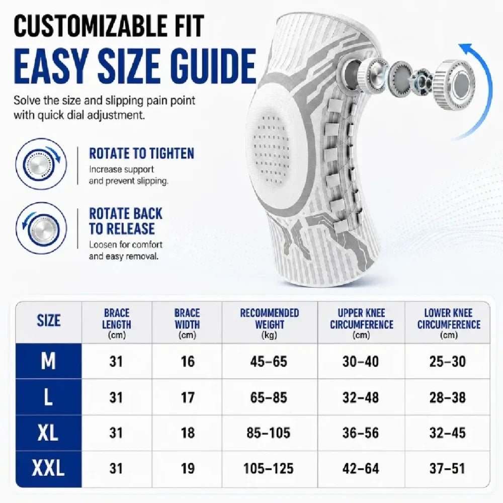 Adjustable Knee Support Brace – Comfortable Stability for Fitness, Training &amp; Everyday Movement