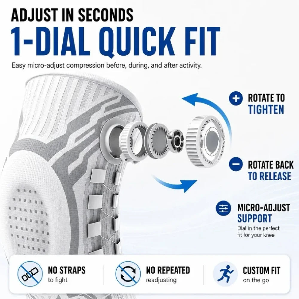 Adjustable Knee Support Brace – Comfortable Stability for Fitness, Training &amp; Everyday Movement