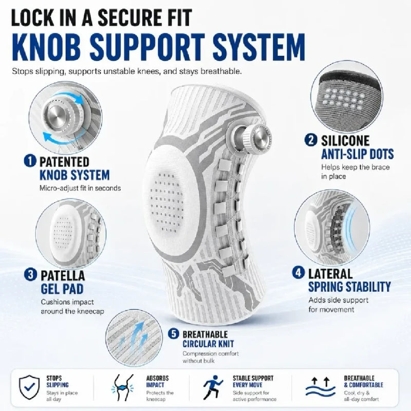 Adjustable Knee Support Brace – Comfortable Stability for Fitness, Training &amp; Everyday Movement